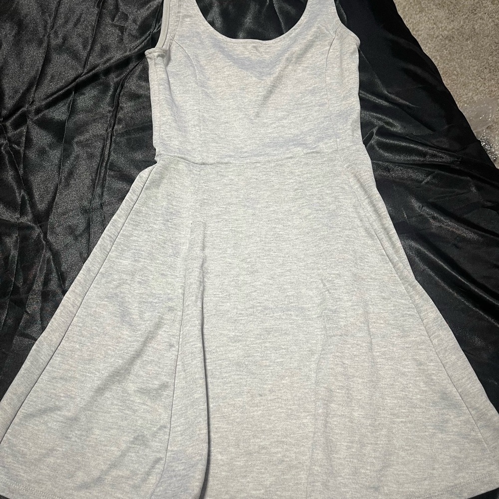 Gray Sleeveless Women's Dress
